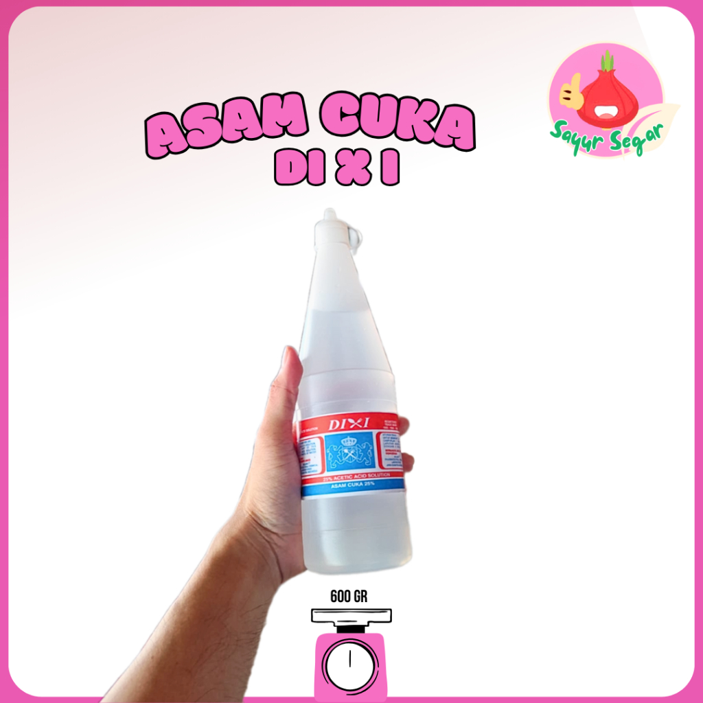 

Sayur Segar - Asam Cuka DiXi 25% 600gr / Vinegar