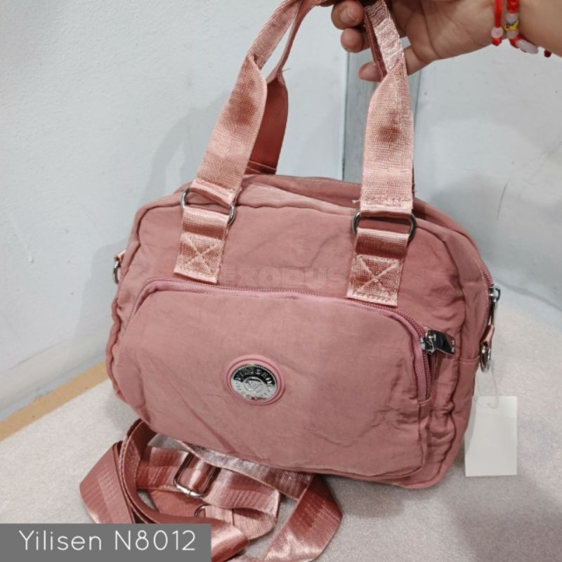 Yilisen 2in1 Selempang Jinjing Wanita Bahan Parasut Crincle Tas Import Anti Air