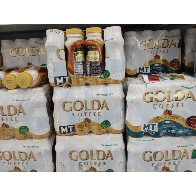 

Golda Coffee Dolce Latte Botol 200 ml (isi 6 pc)
