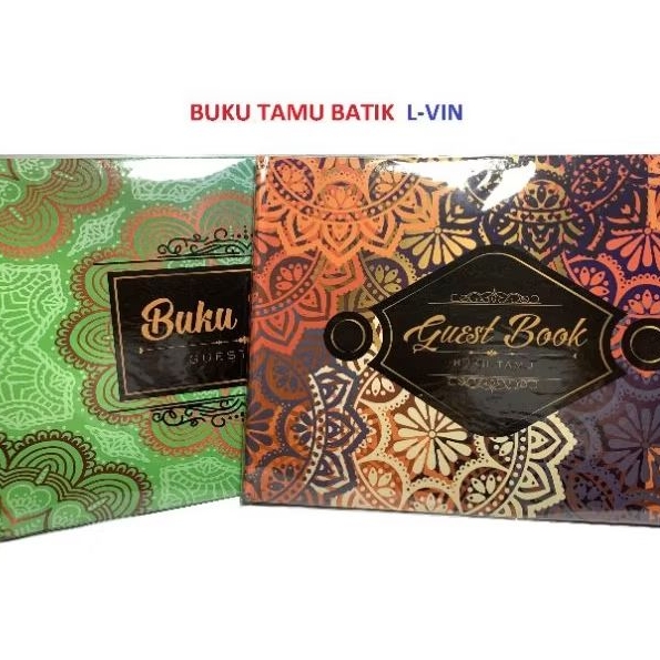 

Buku Tamu L-Vin Bunga/Batik/Buku Tamu Undangan