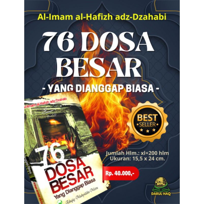 

BUKU 76 DOSA BESAR YANG DIANGGAP BIASA AJA (DARUL HAQ)