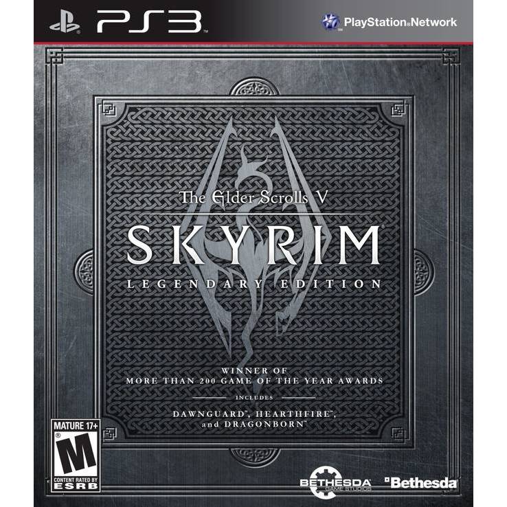 Game PS3 PKG CFW OFW HEN The Elder Scrolls V Skyrim Legendary Edition
