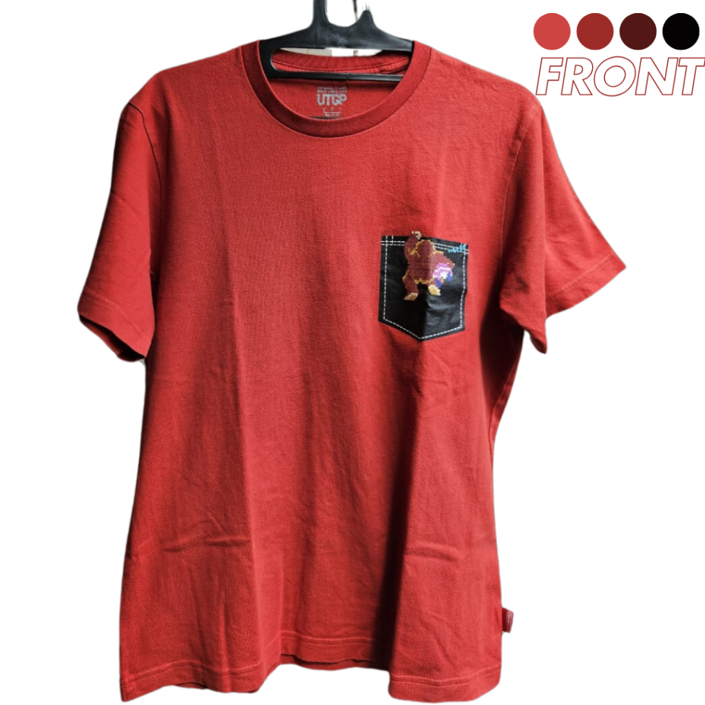 PRELOVED Kaos Merah Uniqlo Oversized