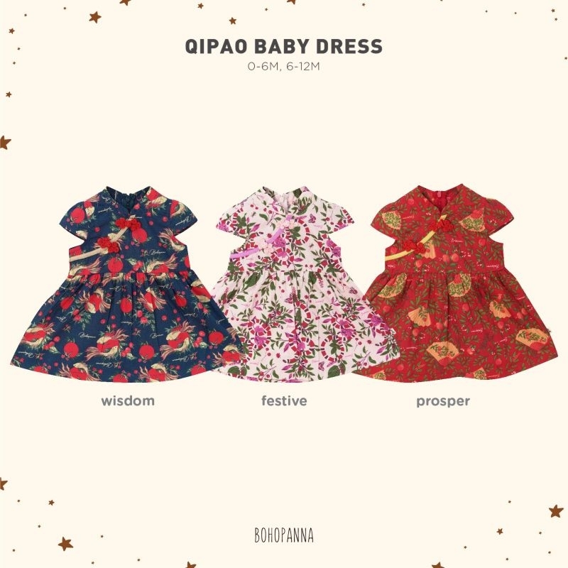 Bohopanna Qipao Playsuit - Qipao Boys Set  -  Qipao Daddy Top
