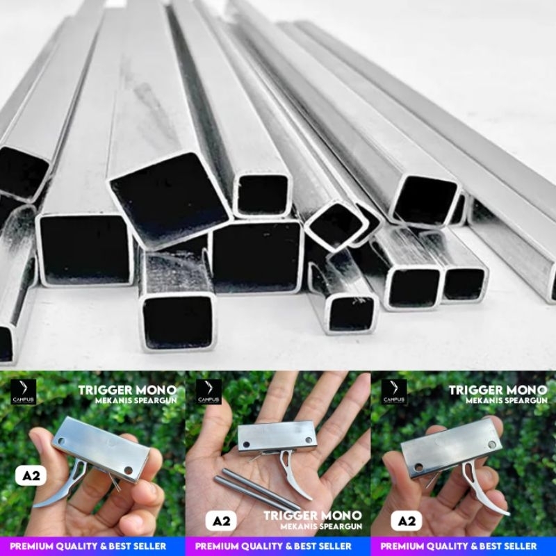 Hollow Stainless Steel 304 Siap Pakai Mono