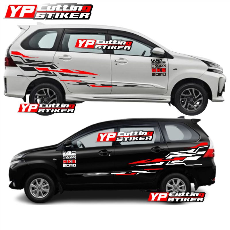 Sticker mobil avanza sticker list terlaris mobil avanza sticker mobil avanza terbaru minimalist