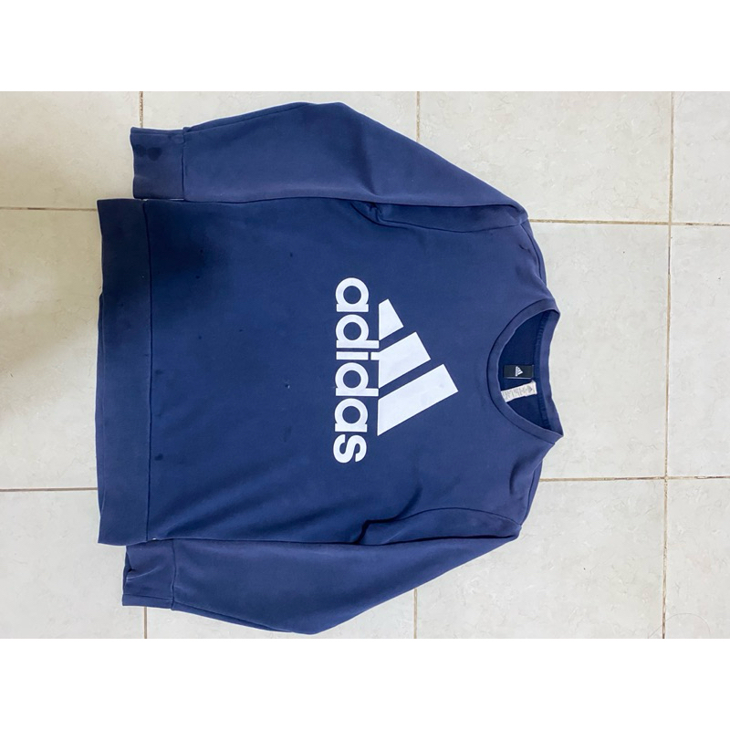 Crewneck Adidas Big Logo Navy