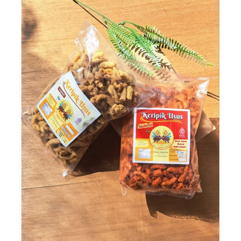 

SNS - KERIPIK USUS PEDES DAUN JERUK / ORIGINAL RENYAH & TIDAK AMIS