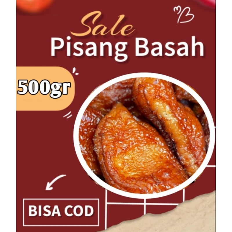 

Sale pisang basah 500gr madu siem camilan manis jadul