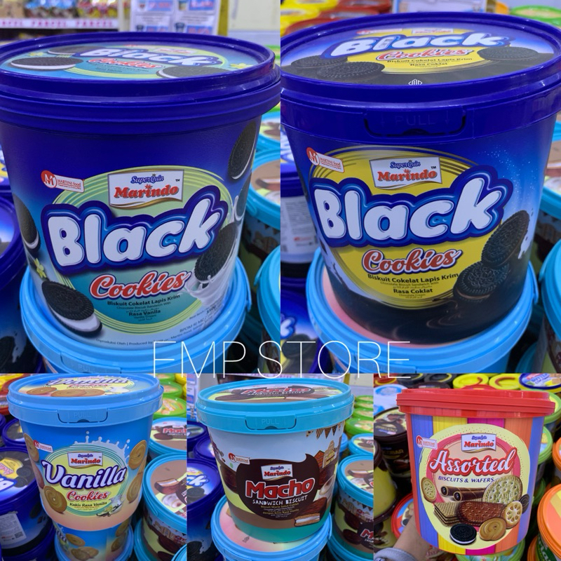 

Superquin Marindo Bucket Black Cookies 350gr