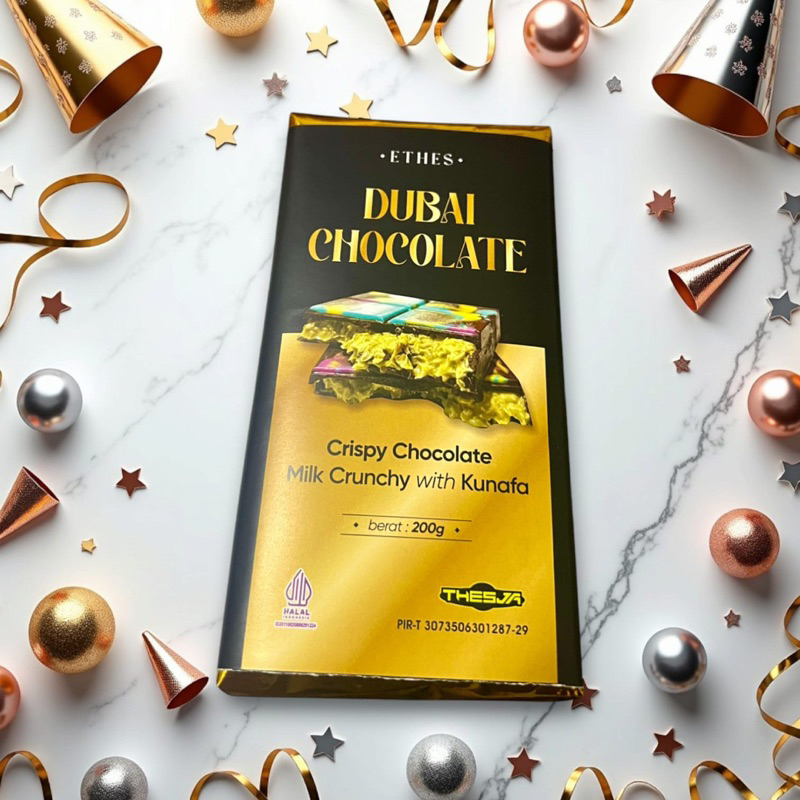 

ETHES DUBAI CHOCOLATE KUNAFA 250GRAM