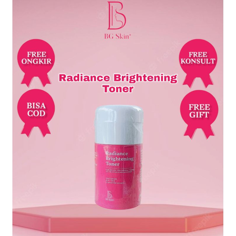 TONER BG SKIN TERBARU ! RADIANCE BRIGHTENING TONER BEAUTY GLOW BG SKINCARE
