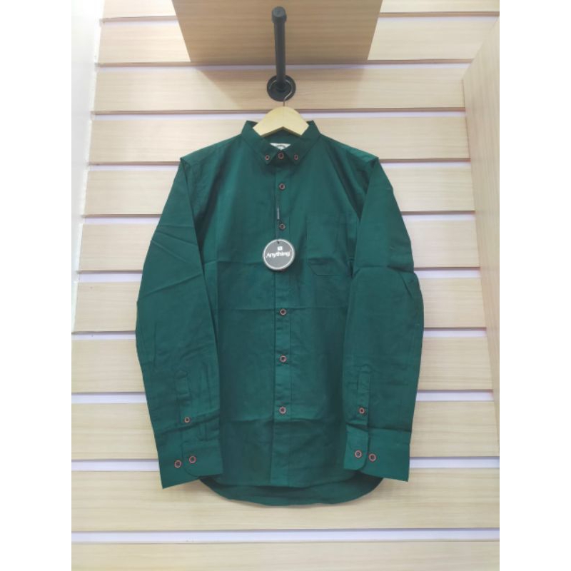 Kemeja Lengan panjang PUTIH ABOKI/ANYTING