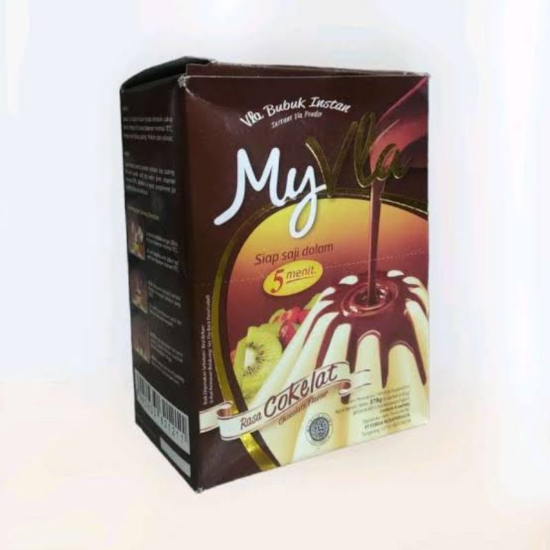 

My Vla Bubuk Instan Coklat 1 Box isi 6 Sachet