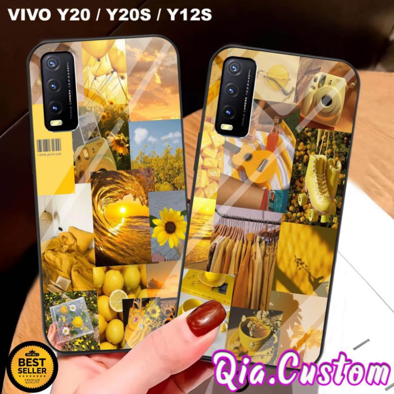 Promo Case Glossy Vivo Y20 Y20s Y12s Terbaru , Case Glossy Kilau Vivo Y20 Y20s Y12s , pelindung Hp V