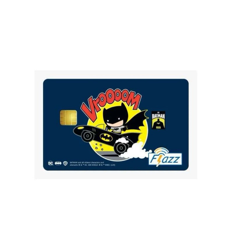 Kartu Flazz BCA Gen 2 Limited Edition Batman Chibi Car dan Batman Joker Original Bank
