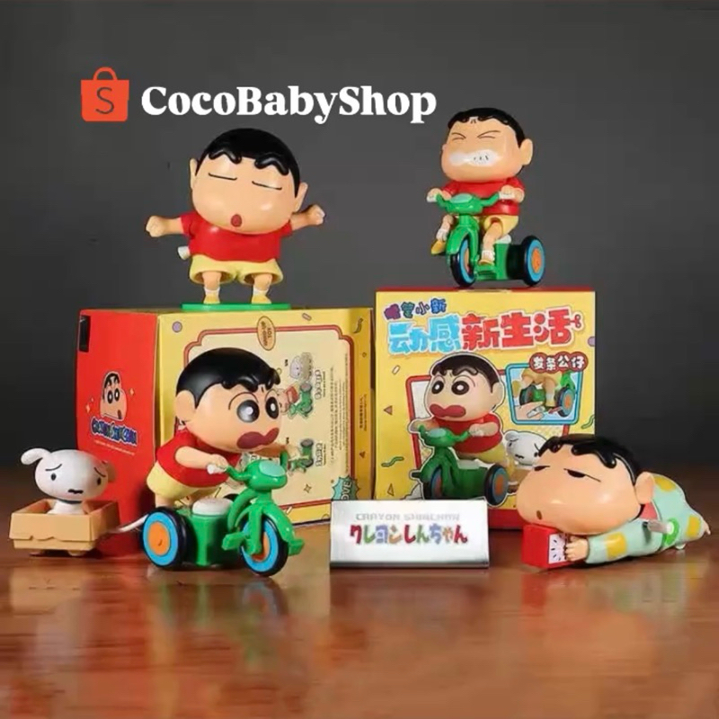 Crayon Shinchan Dynamic Shin-Life Series / Figure Crayon Shinchan Dynamic Life Bisa Gerak Mainan Orn