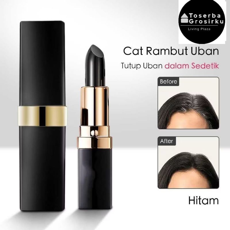 LIPSTIK UBAN/ LIPSTICK UBAN BLACK /SEMIR RAMBUT SEMENTARA / SEMIR RAMBUT HITAM (TOSERBA)