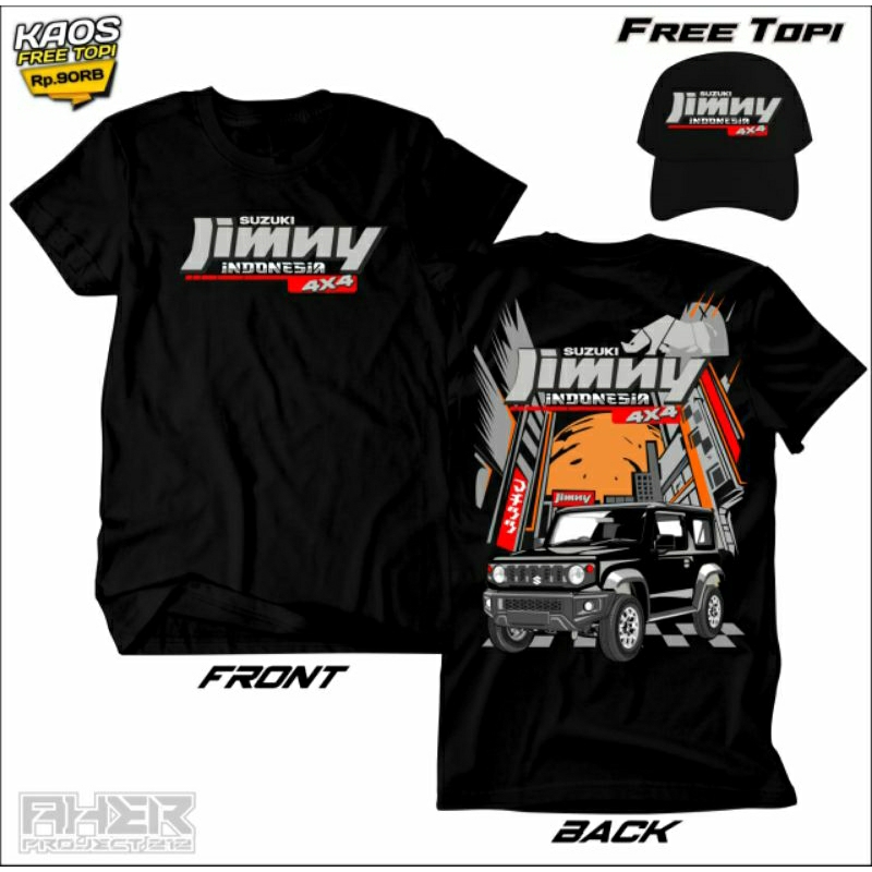 kaos sablon Jimny katana