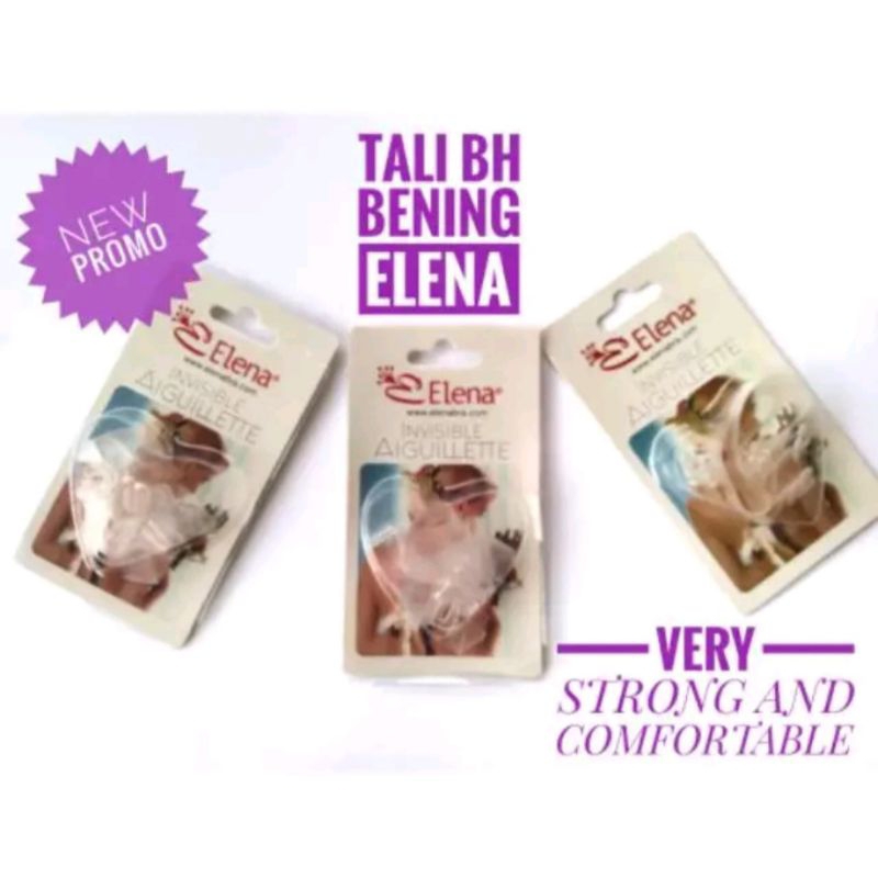Tali bh bening elena / tali bh transparan elena wanita bahan soft