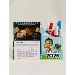 

Kalender Meja Eksklusif Tahnn 2025 Ammarkids x Riko The Series