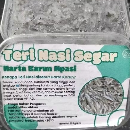 

Teri Nasi Basah frozen | Harta Karun Mpasi Khusus INSTAN