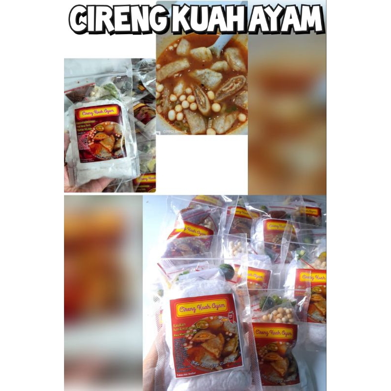 

Cireng isi ayam Suwir Kuah