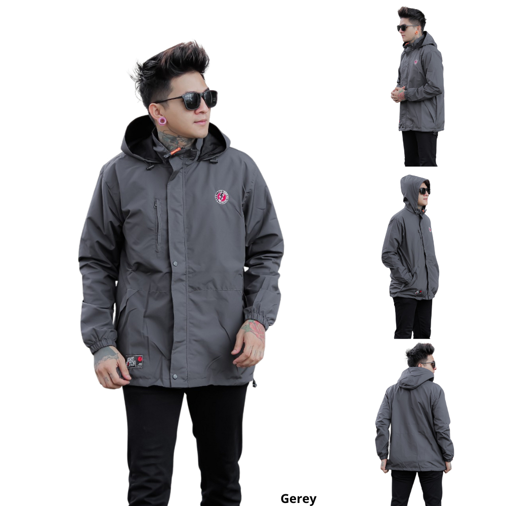 Cougle Man Elzano - Jaket Parasut Pria dan Wanita