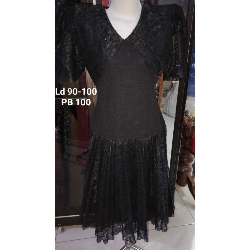 dress PL remaja & dewasa dress jeans