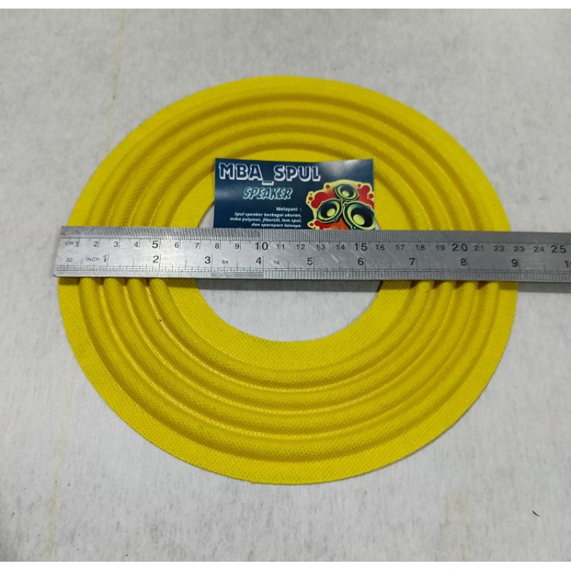 Damper dumper speaker 18" diameter 23,5 cm PD series lubang spul 4 inch