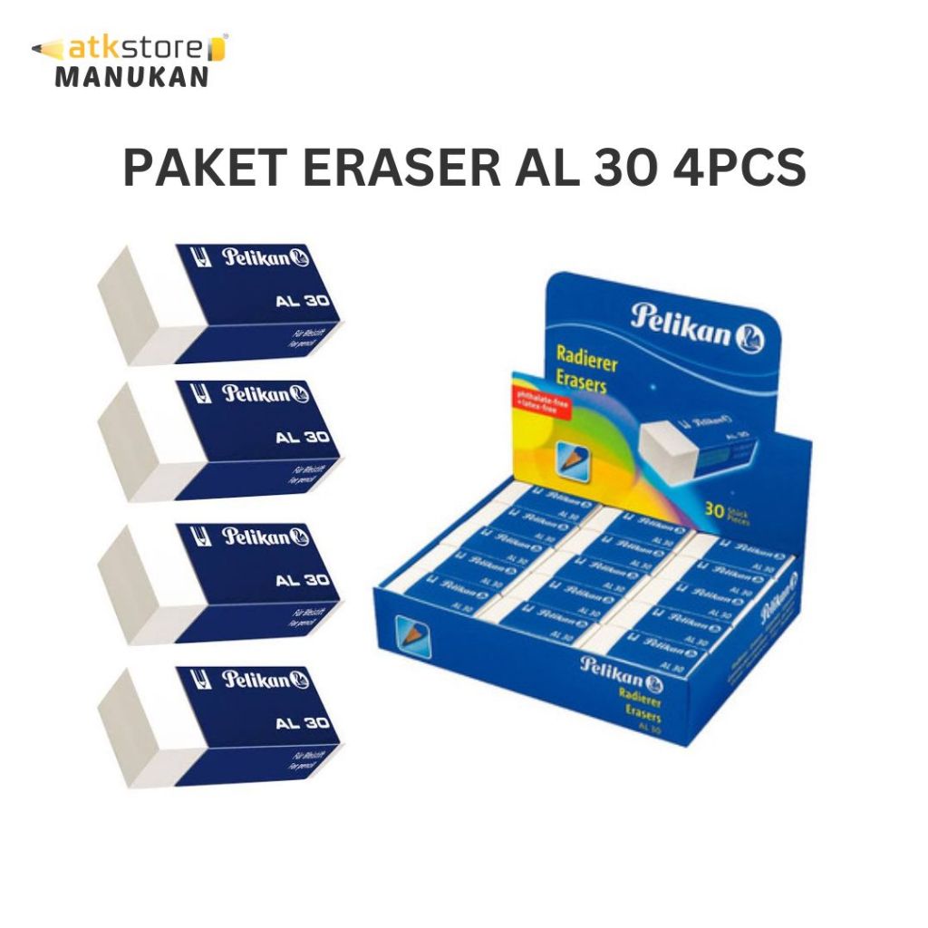 

PELIKAN PAKET ERASER AL 30 4PCS