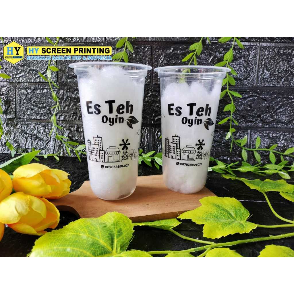 SABLON CUP 22OZ OVAL 9GR MERK GO CUP