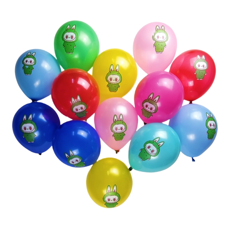 Balon latex karakter labubu 100pcs random