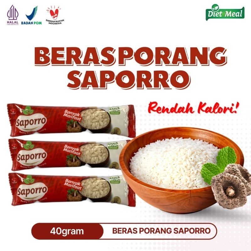 

BERAS PORANG SAPORRO SEDUH 40g