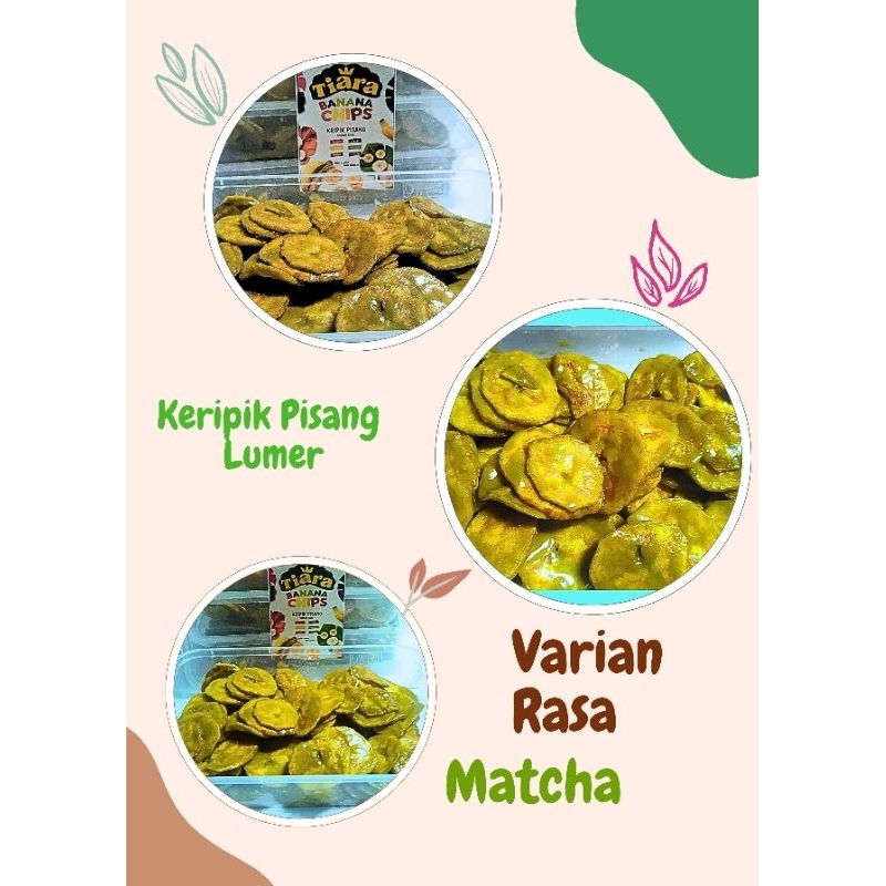 

Keripik Pisang Lumer dengan Rasa Matcha & Coklat. 150 Gram