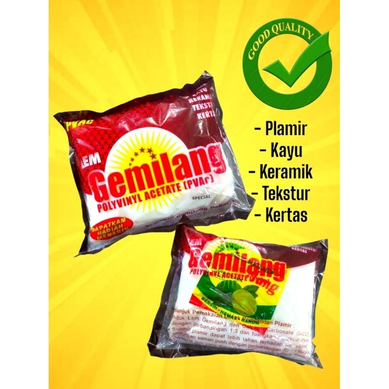 

Lem Putih PVAc kayu Gemilang 600gr