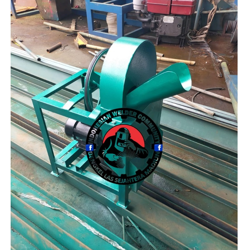 Mesin Sawut Singkong Buat Pakan Ternak Komplit Penggerak