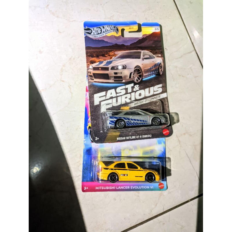 Hot wheels twin R34 + 90'S Lancer