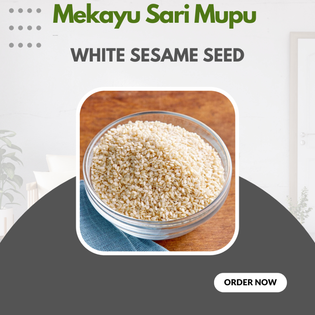 

Wijen Putih/ White Sesame Seed Repack 1 Kg