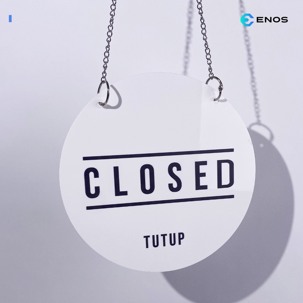 

HenJO SIGN ACRYLIC OPEN CLOSE/ SIGN ACRYLIC BUKA TUTUP / AKRILIK OPEN SIGN BULAT