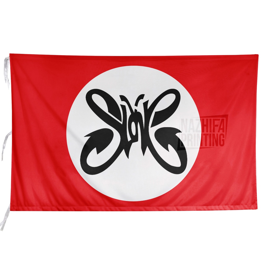 Nazhifa Printing - Bendera Slank Merah / Anak Mami Flag, Wall Décor, Poster Kain, Kamar Tapestry