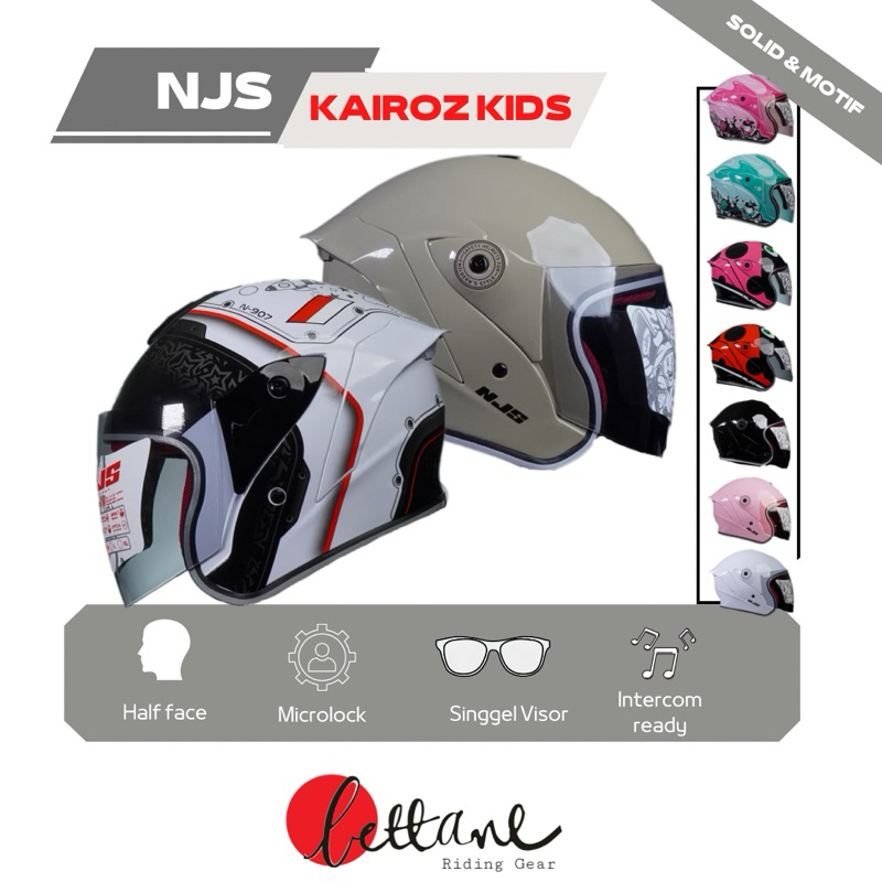 Helm Anak NJS Kairoz Kids - Helm Anak Lucu SNI