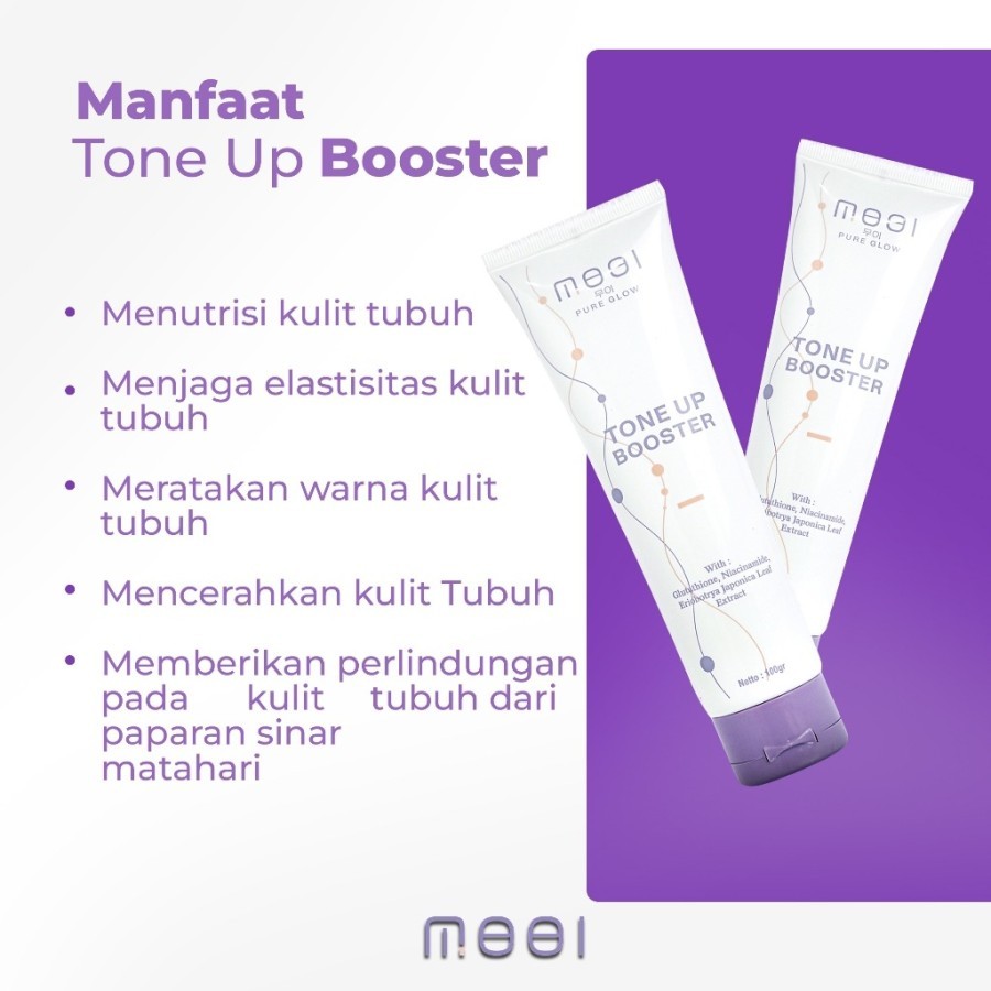 Mooi Pure Glow Tone Up Booster/body lotion tone up viral/Wanita/Mencerahkan/pria/tubuh