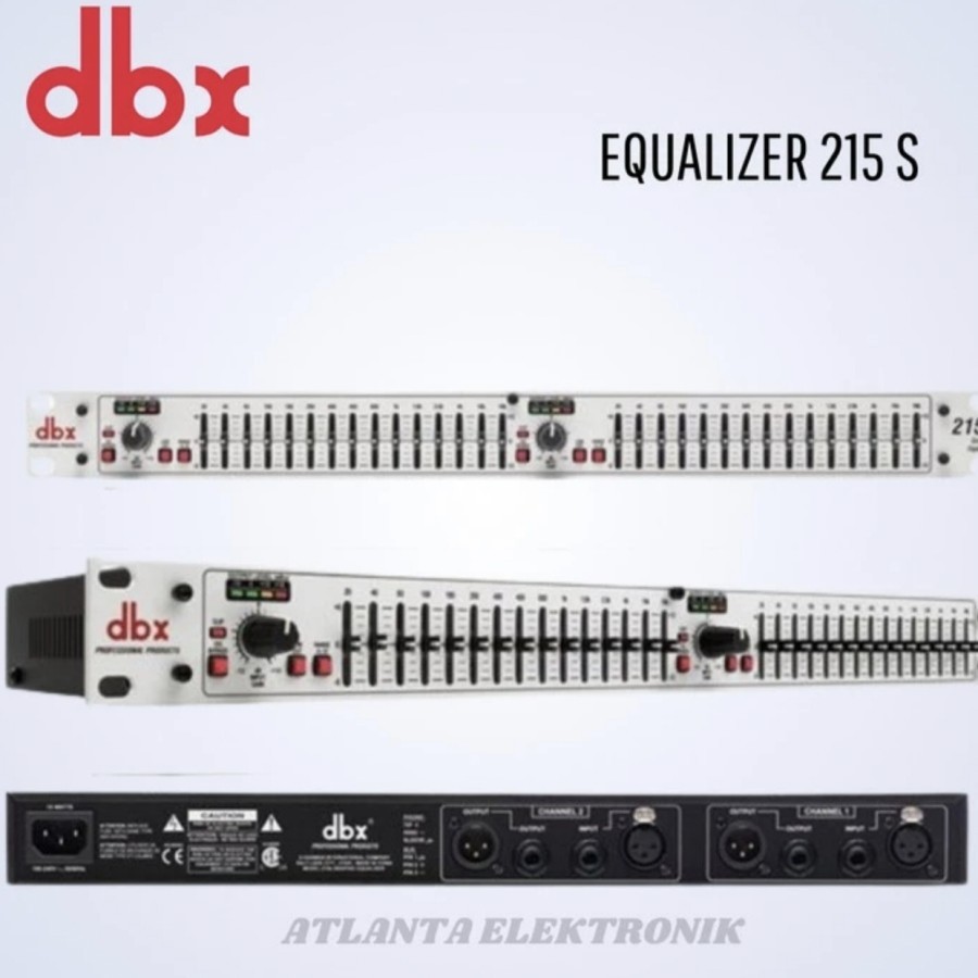 DBX EQUALIZER 215 SILVER 215S EQUALIZER