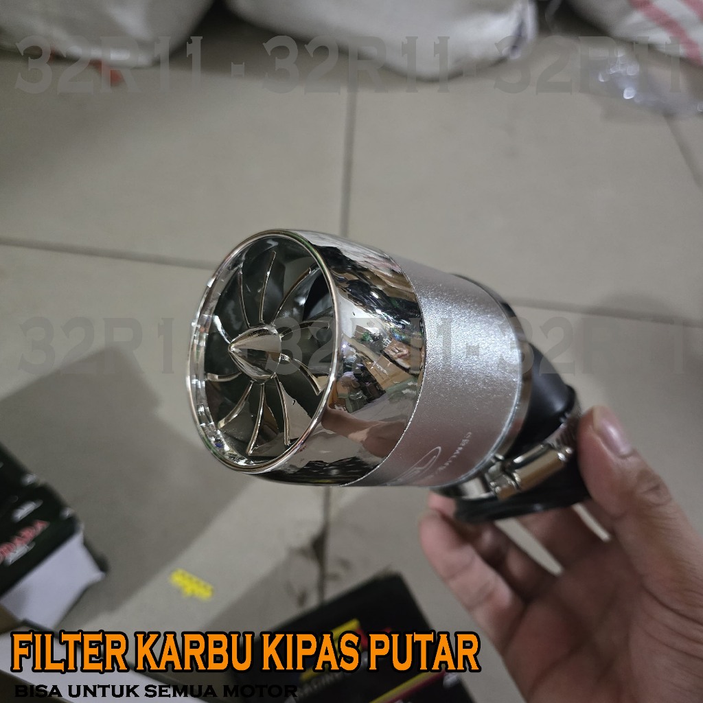 filter karburator kipas universal Pe & Pwk 24,26,28,30 ANTI AIR