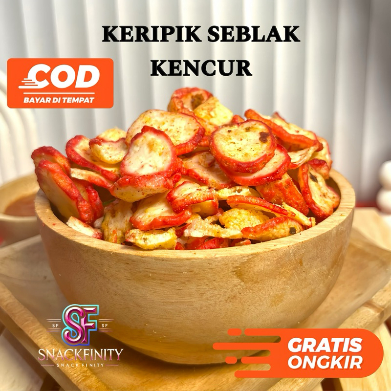 

KERUPUK SEBLAK KENCUR CIKRUH 1 Kg | 500 gr SNACKFINITY