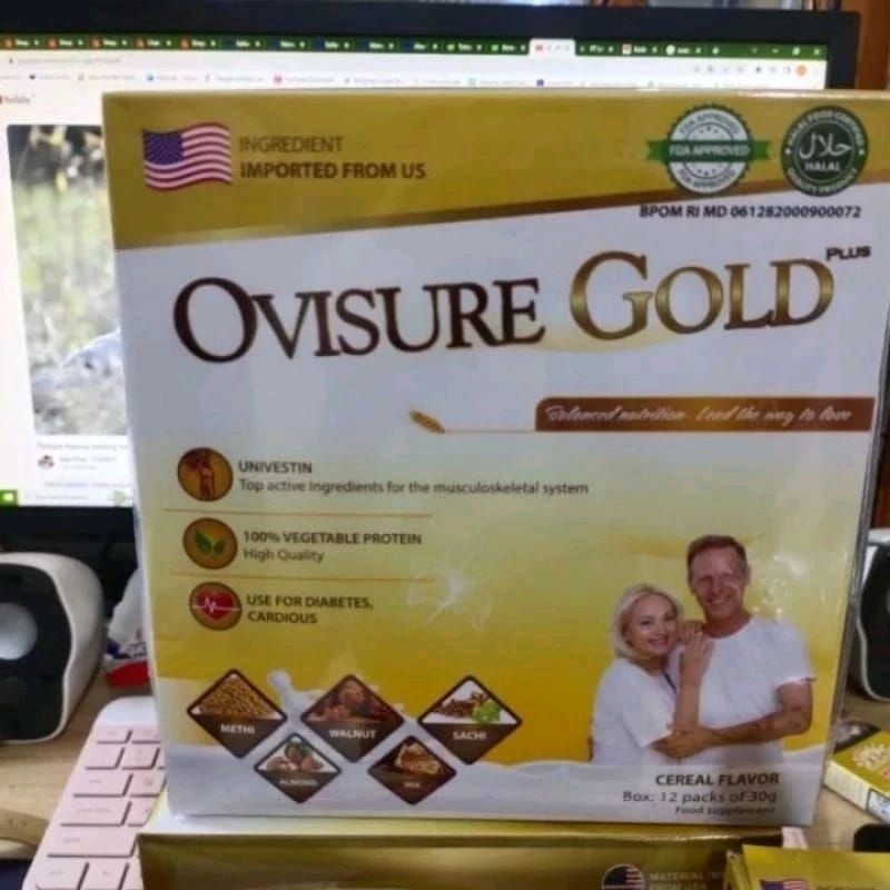 

OVISURE GOLD SUSU OBAT VITAMIN TULANG DAN SENDI SYARAF KEJEPIT KERAM ORIGINAL