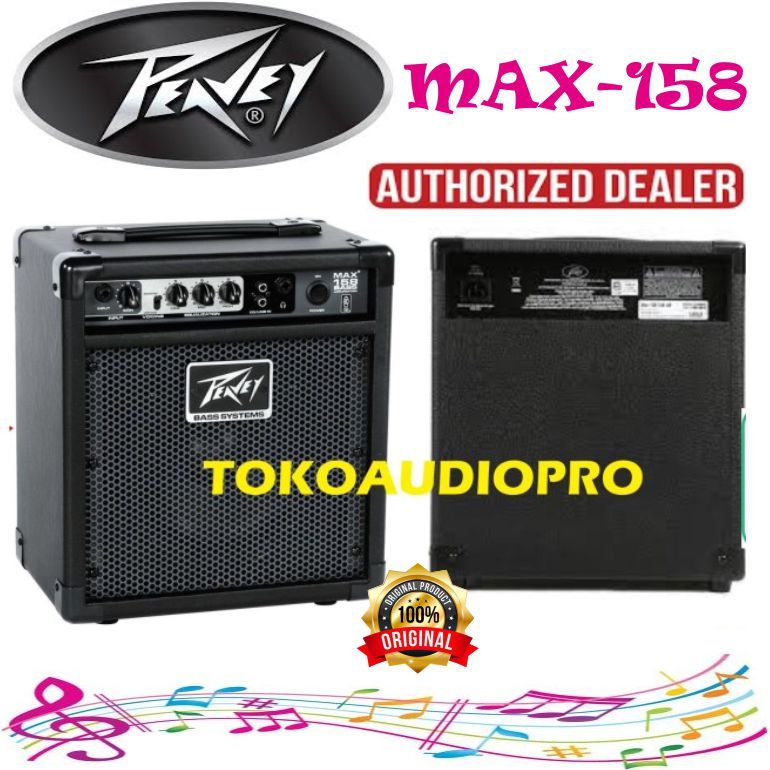 Peavey MAX 158 Bass Combo Amplifier Gitar Bass  Max158
