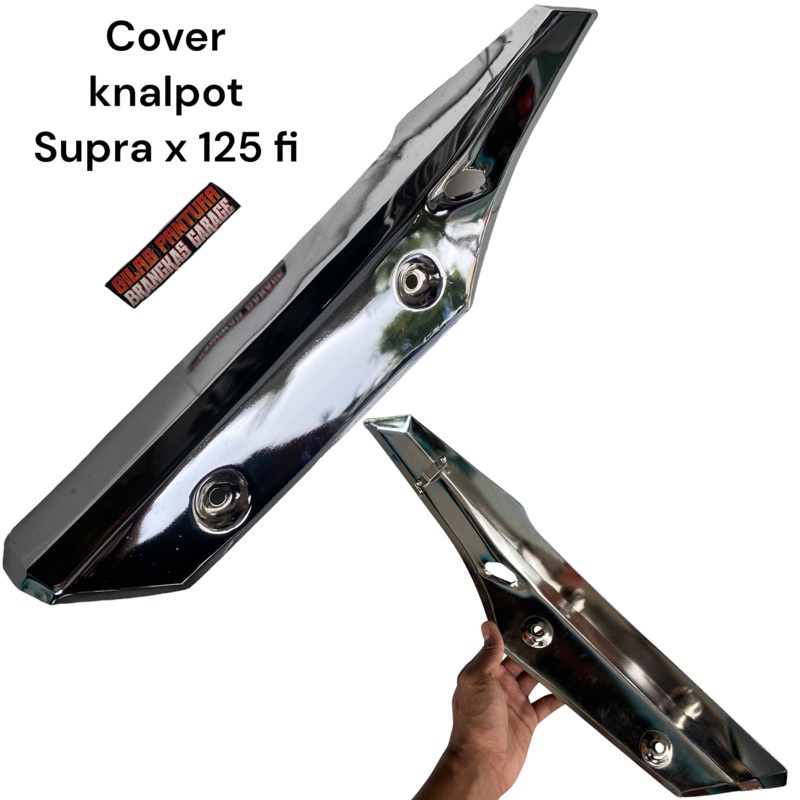 SLM Cover Tutup Tameng Pelindung Knalpot Honda Supra X 125 Tahun 2014 Original lost pack