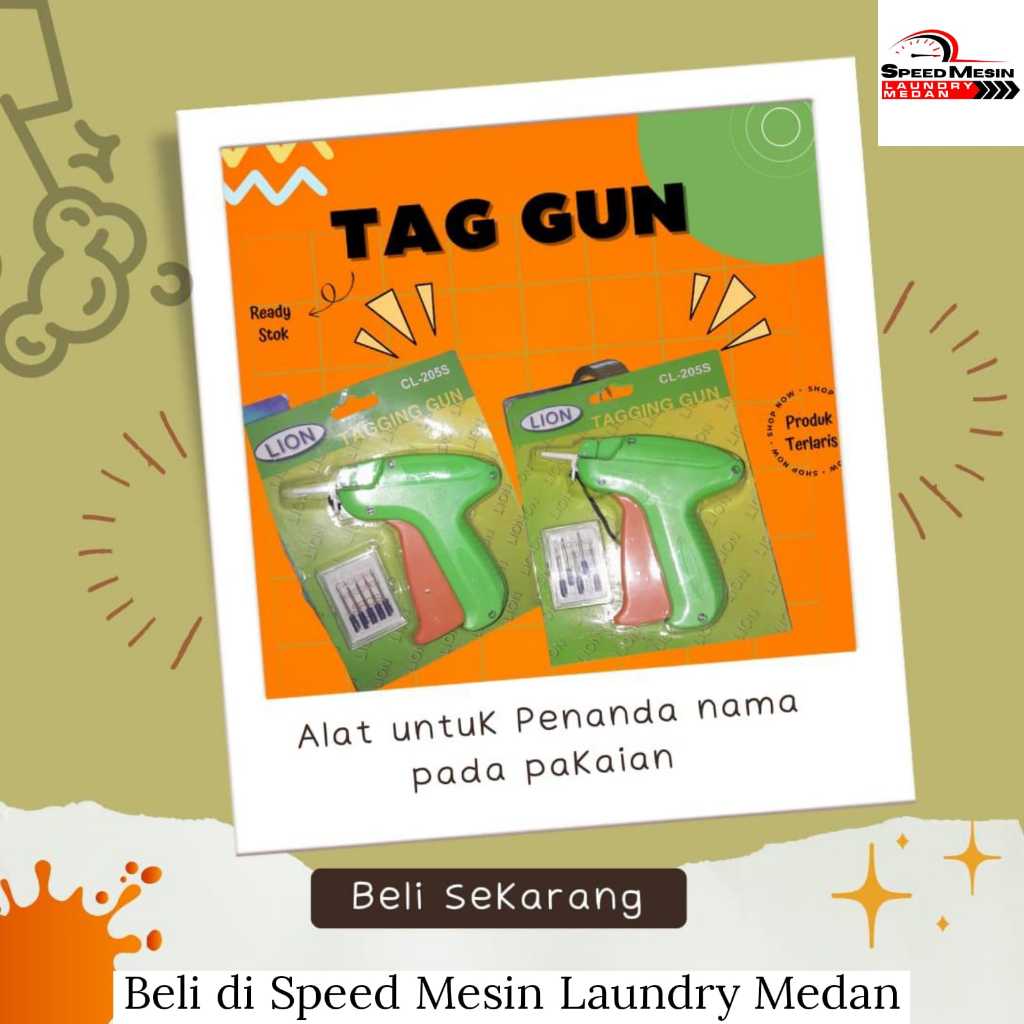 

Tag Gun Penanda Label Pakaian Laundry Best Top Pin